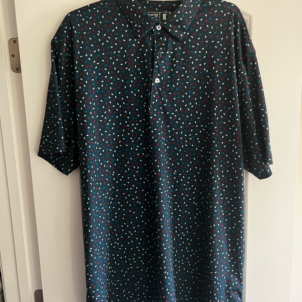 Michelob ultra gold polo XL
